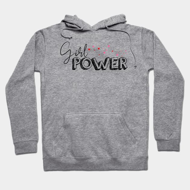 Girl Power T-Shirt Hoodie by craxfashion